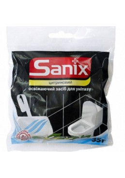 Освіжаючий засіб для унітазу Sanix цитринові 35 г